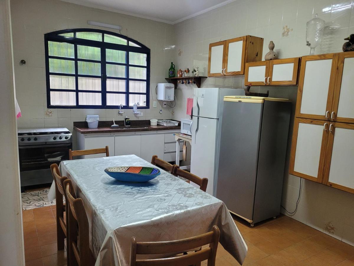 Casa C Churrasq E Wifi, Frente Ao Mar Bertioga Exteriör bild
